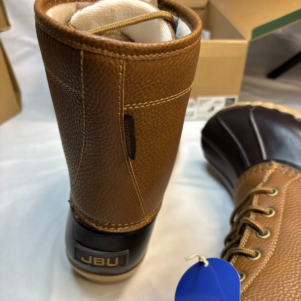 NWT JBU TAN Men's Maine Duck Waterproof Boot,‎